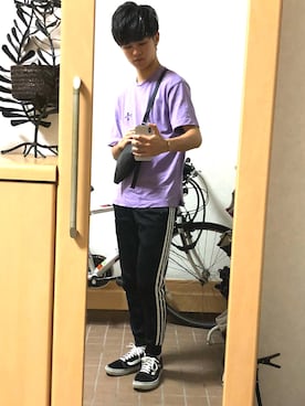 「アイテム（バングル/リストバンド）」を使った、りゅーくん/Ryukunさん（メンズ・173cm・10代）の夏コーディネート