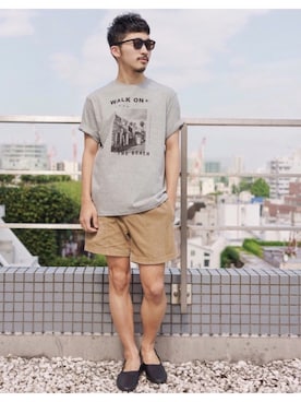「mythography（ミソグラフィー）のアイテム」を使った、YutaYanagihoriさん（メンズ・164cm）の夏コーディネート