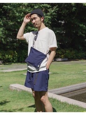 「BLACK FLYS（ブラックフライズ）のアイテム」を使った、YutaYanagihoriさん（メンズ・164cm）の夏コーディネート