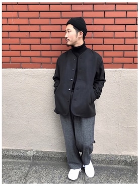 YutaYanagihoriさん（メンズ・164cm）の冬コーディネート