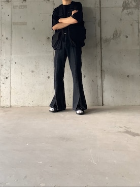 「stein（シュタイン）のアイテム（ベスト）」を使った、Kuroさん（メンズ・168cm）の夏コーディネート