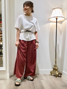 「ファーサンダル」｜WA ORientalTRaffic mozoワンダーシティ店さん（レディース・160cm）の秋コーディネート