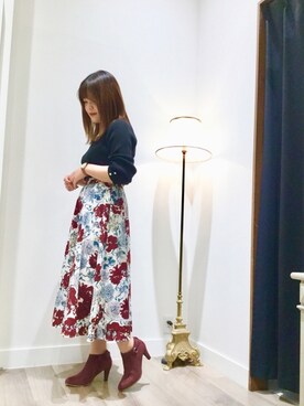 「WA ORiental TRaffic（ダブルエーオリエンタルトラフィック）のアイテム（ブーツ）」を使った、WA ORientalTRaffic mozoワンダーシティ店さん（レディース・160cm）の秋コーディネート