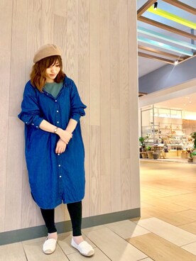 「ORiental TRaffic(ORiental TRaffic)」｜「アイテム（スリッポン）」を使った、WA ORientalTRaffic mozoワンダーシティ店さん（レディース・160cm）の春コーディネート