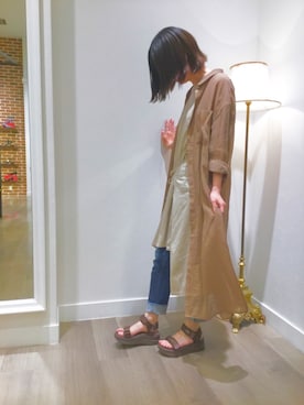 「ORTR（オーアールティーアール）のアイテム」を使った、WA ORientalTRaffic mozoワンダーシティ店さん（レディース・160cm）の春コーディネート