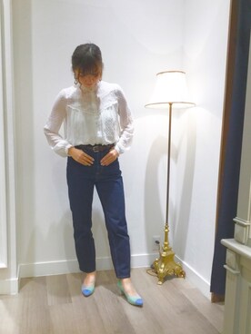 「アイテム（パンプス、グレー系）」を使った、WA ORientalTRaffic mozoワンダーシティ店さん（レディース・160cm）の春コーディネート