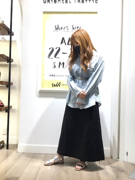 「シルバーサンダル」｜WA ORientalTRaffic mozoワンダーシティ店さん（レディース・160cm）の夏コーディネート