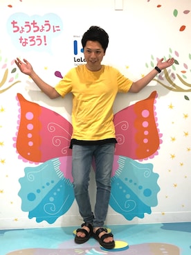 「LE JUN（ルジュン）のアイテム（トップス）」を使った、takapir0さん（メンズ・171cm）の春コーディネート