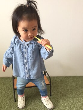 himariさん（キッズ・80cm）の冬コーディネート