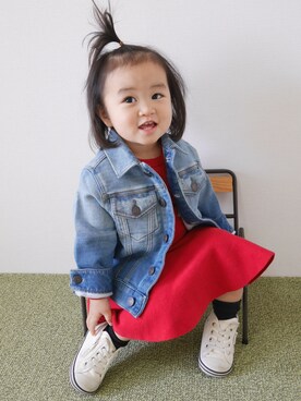 himariさん（キッズ・80cm）の冬コーディネート