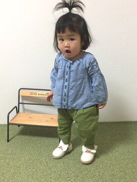 himariさん（キッズ・80cm）の春コーディネート