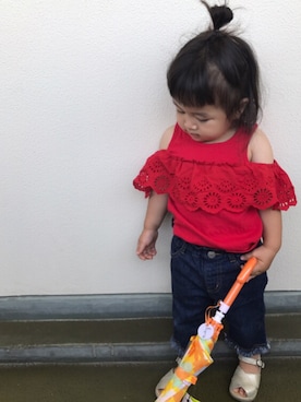 himariさん（キッズ・80cm）の夏コーディネート