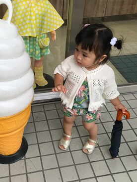 himariさん（キッズ・80cm）の夏コーディネート