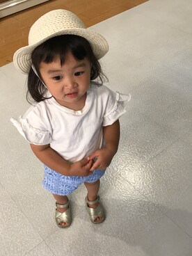 himariさん（キッズ・80cm）の夏コーディネート