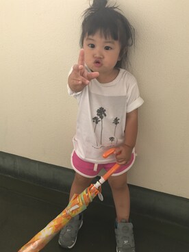 himariさん（キッズ・80cm）の夏コーディネート