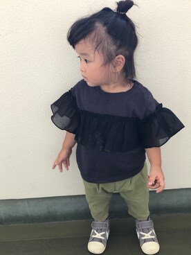 himariさん（キッズ・80cm）の秋コーディネート