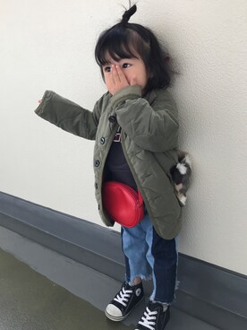 himariさん（キッズ・80cm）の秋コーディネート