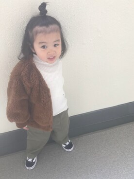 himariさん（キッズ・80cm）の冬コーディネート