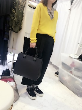 「MOTEL（モーテル）のアイテム」を使った、ebia'sSTOREさん（レディース・157cm）の冬コーディネート