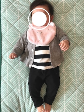 「GAP（ギャップ）のアイテム（その他）」を使った、kirariさん（キッズ・70cm）の春コーディネート