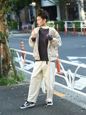 「レディース」｜「アイテム（ブルゾン）」を使った、マックハウスZOZOスタイリスト レディースさん（レディース・162cm）の冬コーディネート