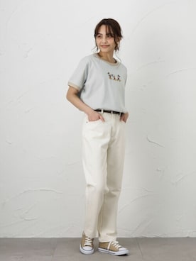 「disney」｜マックハウスZOZOスタイリスト レディースさん（レディース・163cm）の春コーディネート