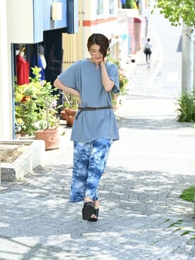 「Howdy Marie（ハウディ―マリー）のアイテム」を使った、マックハウスZOZOスタイリスト レディースさん（レディース・163cm）の春コーディネート