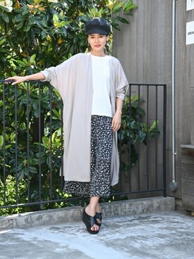マックハウスZOZOスタイリスト レディースさん（レディース・163cm）の夏コーディネート