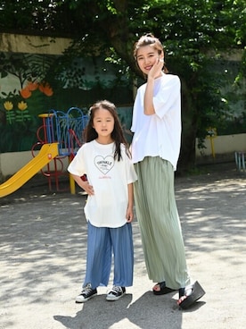 マックハウスZOZOスタイリスト レディースさん(レディース・163cm)の夏コーディネート