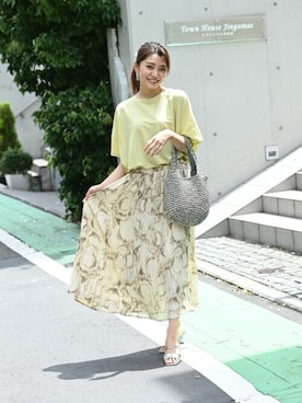 「NAVY（ネイビー）のアイテム」を使った、マックハウスZOZOスタイリスト レディースさん（レディース・163cm）の夏コーディネート