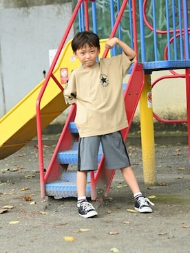 「アイテム（パンツ）」を使った、マックハウスZOZOスタイリスト レディースさん（キッズ・120cm）の夏コーディネート