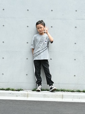 「CONVERSE（コンバース）のアイテム」を使った、マックハウスZOZOスタイリスト レディースさん（キッズ・130cm）の夏コーディネート