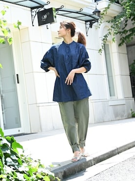 「マックハウス」｜マックハウスZOZOスタイリスト レディースさん（レディース・163cm）の夏コーディネート