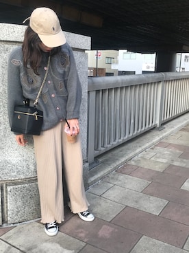 rikaさん（レディース・163cm）の冬コーディネート