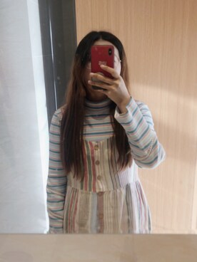 「PULL&BEAR（プルアンドベア）のアイテム（ワンピース/ドレス）」を使った、DM48-Tsundoku-さん（レディース・162cm）の冬コーディネート