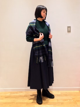 「grenson」｜kitchen&garden新丸ビル店スタッフさん（レディース・165cm）の冬コーディネート