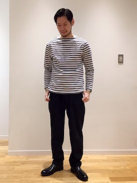 「ORCIVAL（オーシバル）のアイテム」を使った、kitchen&garden新丸ビル店スタッフさん（メンズ・175cm）の冬コーディネート