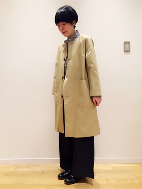 「HAVERSACK」｜kitchen&garden新丸ビル店スタッフさん（レディース・155cm）の冬コーディネート