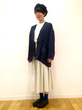 「sunnei」｜kitchen&garden新丸ビル店スタッフさん（レディース・155cm）の春コーディネート