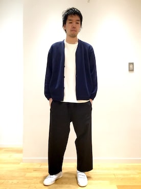 「stansmith」｜kitchen&garden新丸ビル店スタッフさん（メンズ・183cm）の春コーディネート