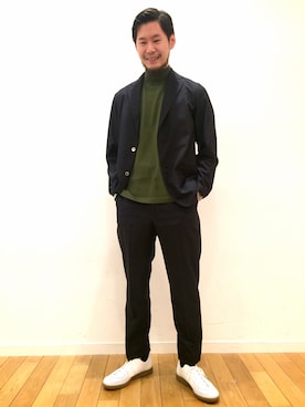 kitchen&garden新丸ビル店スタッフさん（メンズ・175cm）の春コーディネート