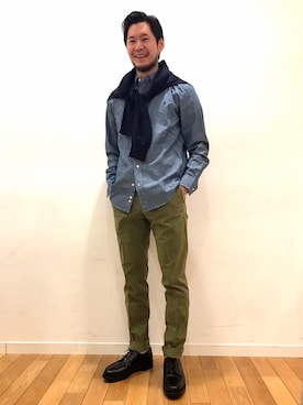 kitchen&garden新丸ビル店スタッフさん(メンズ・175cm)の春コーディネート