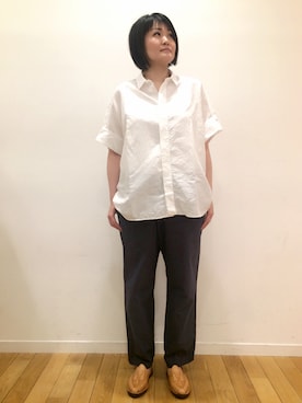 kitchen&garden新丸ビル店スタッフさん（レディース・165cm）の春コーディネート