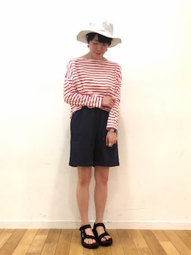 kitchen&garden新丸ビル店スタッフさん(レディース・155cm)の春コーディネート