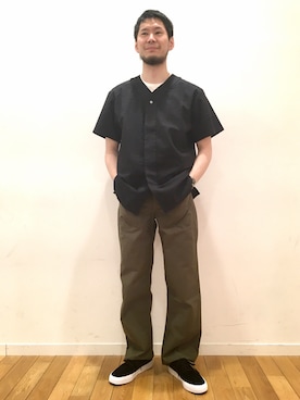 kitchen&garden新丸ビル店スタッフさん（メンズ・175cm）の春コーディネート