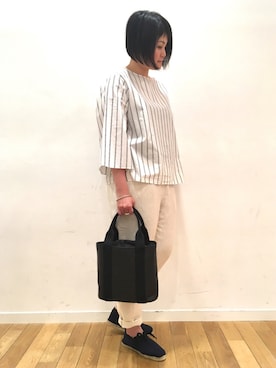 kitchen&garden新丸ビル店スタッフさん（レディース・165cm）の春コーディネート