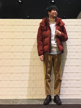 kitchen&garden新丸ビル店スタッフさん（メンズ・178cm）の秋コーディネート