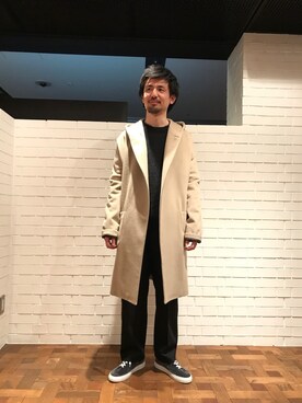 「AURALEE」｜kitchen&garden新丸ビル店スタッフさん（レディース・178cm）の冬コーディネート