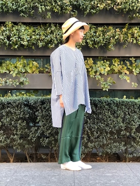 「mature ha.（マチュア）のアイテム」を使った、kitchen&garden新丸ビル店スタッフさん（レディース・157cm）の冬コーディネート