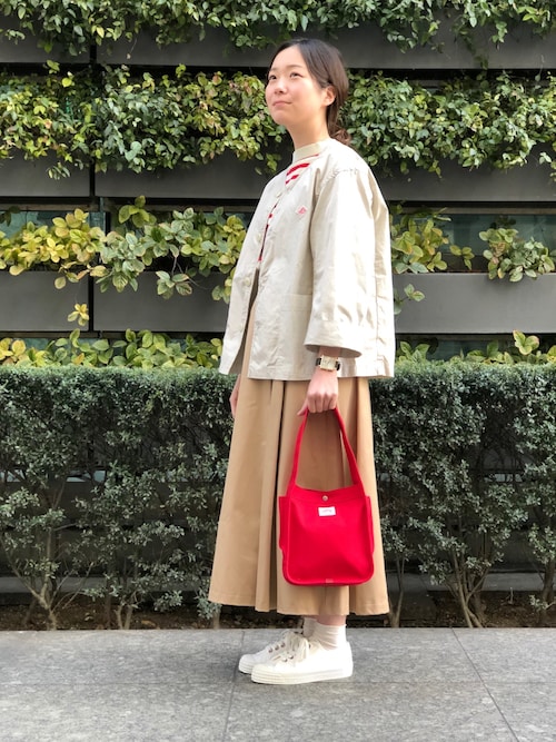 Kitchen Garden新丸ビル店スタッフ Bshop Kitchen Garden新丸ビル店 Dantonのノーカラージャケットを使ったコーディネート Wear